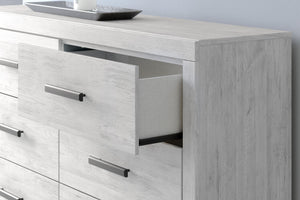 Cayboni - Six Drawer Dresser - Whitewash