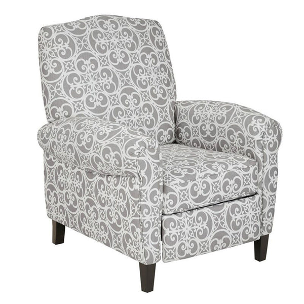 Kirby - Transitional Push Back Recliner Chair