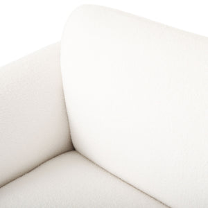 Sway - Upholstered Loveseat With Wood Legs And Round Arms
