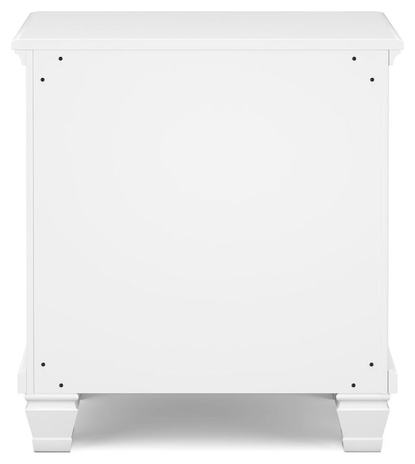 Fortman - Two Drawer Night Stand - White
