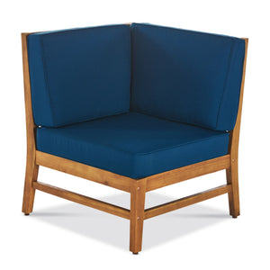 Perla - 5 Pieces Sofa Set - Blue