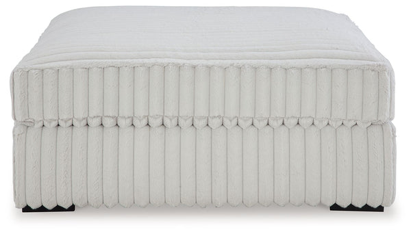 Stupendous - Oversized Accent Ottoman - Alloy
