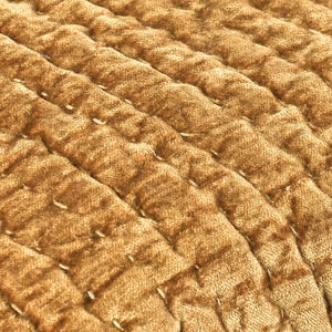 Bari - Velvet Sham - Honey Gold