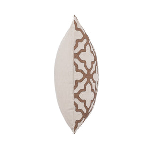 Mullan - 22" x 22"Pillow - Frothed Brown
