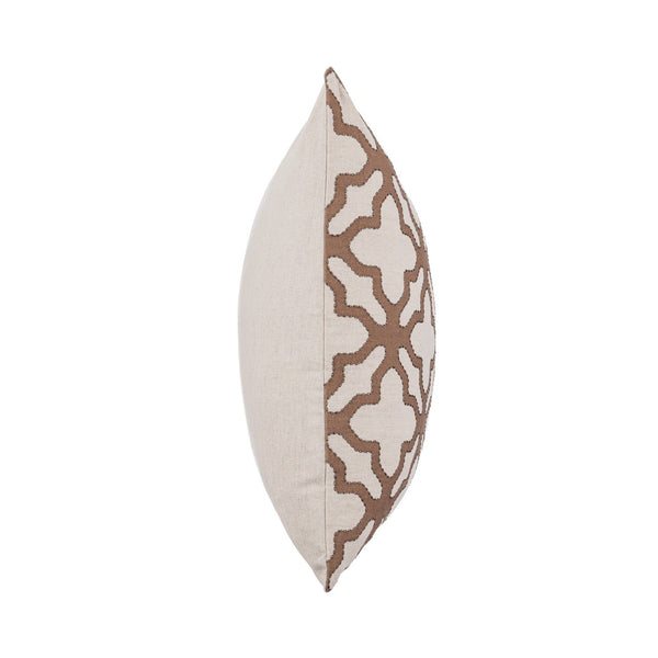Mullan - 22" x 22"Pillow - Frothed Brown