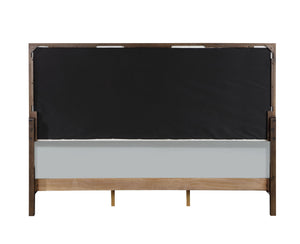 Carena - 5 Piece Bedroom Set (Eastern King Dresser Chest Mirror Nightstand) - Brown / Light Gray / White
