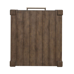 Broadmore - Drawer End Table - Cobblestone Brown