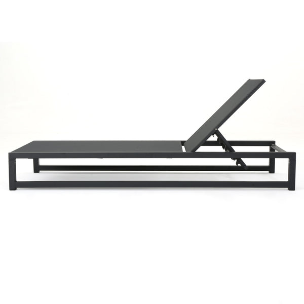 Chaise Lounge With 5 Reclining Positions, Outdoor Patio Lounge Chairs