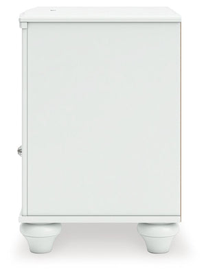 Kozlani - One Drawer Night Stand - White