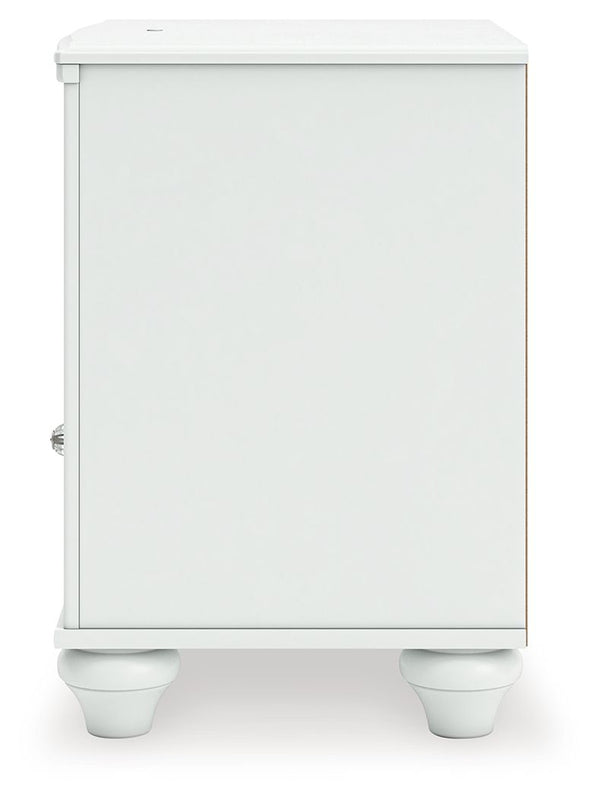 Kozlani - One Drawer Night Stand - White