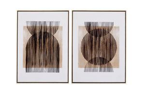 Together Canvas Art (Set of 2) - Light Brown