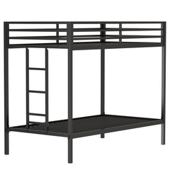 Adam - Twin Over Twin Bunk Bed - Black