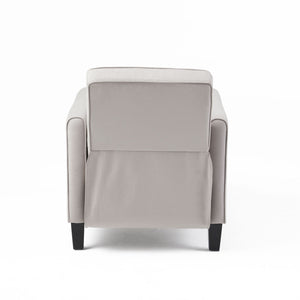 Upholstered Push Back Recliner Chair For Living Room