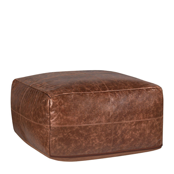 Kona - Leather Pouf