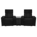 Phoenix - Zero Gravity Power 2 Seat Home Theater Seating With Wedge And Immersive Audio