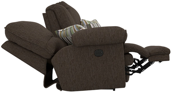 Lenny - Power Lay Flat Reclining Console Loveseat