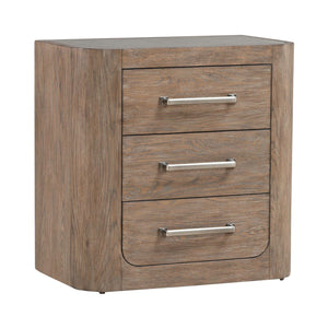 South Bend - Nightstand With Charging Station - Burnished Clay