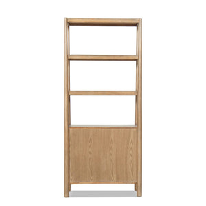 Nolan - Bookcase With Lower Cabinet - Natural