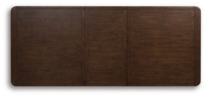 Dilenno - Rectangular Dining Room Extension Table - Dark Brown
