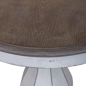 Magnolia Manor - Round Accent Table - Antique White