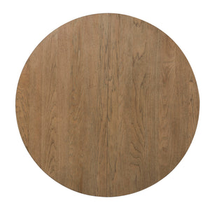 Farmhouse Reimagined - Pedestal Table - Antique White / Chestnut Tops
