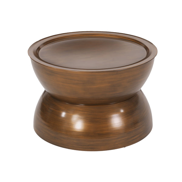 Sparling - Modern Iron Hourglass Coffee Table
