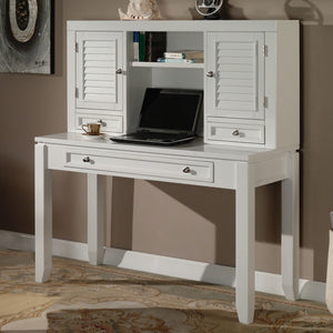 Boca - U Shape Desk With Hutch And File - Cottage White