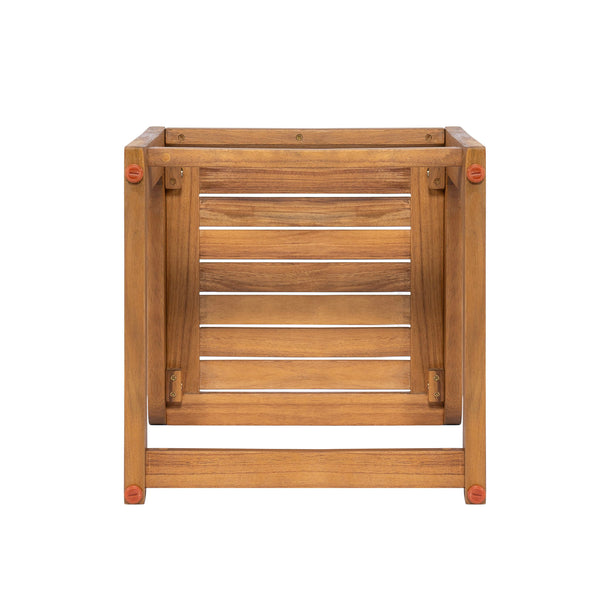Ashwell - Acacia Wood Side Table - Teak