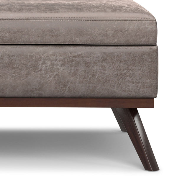 Owen - Multifunctional Square Coffee Table Storage Ottoman
