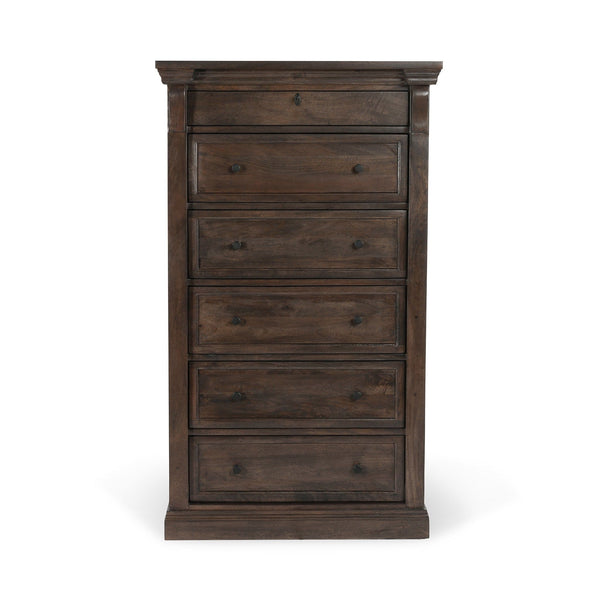 Adelaide - Wood 6 Drawer Chest - Cocoa Brown
