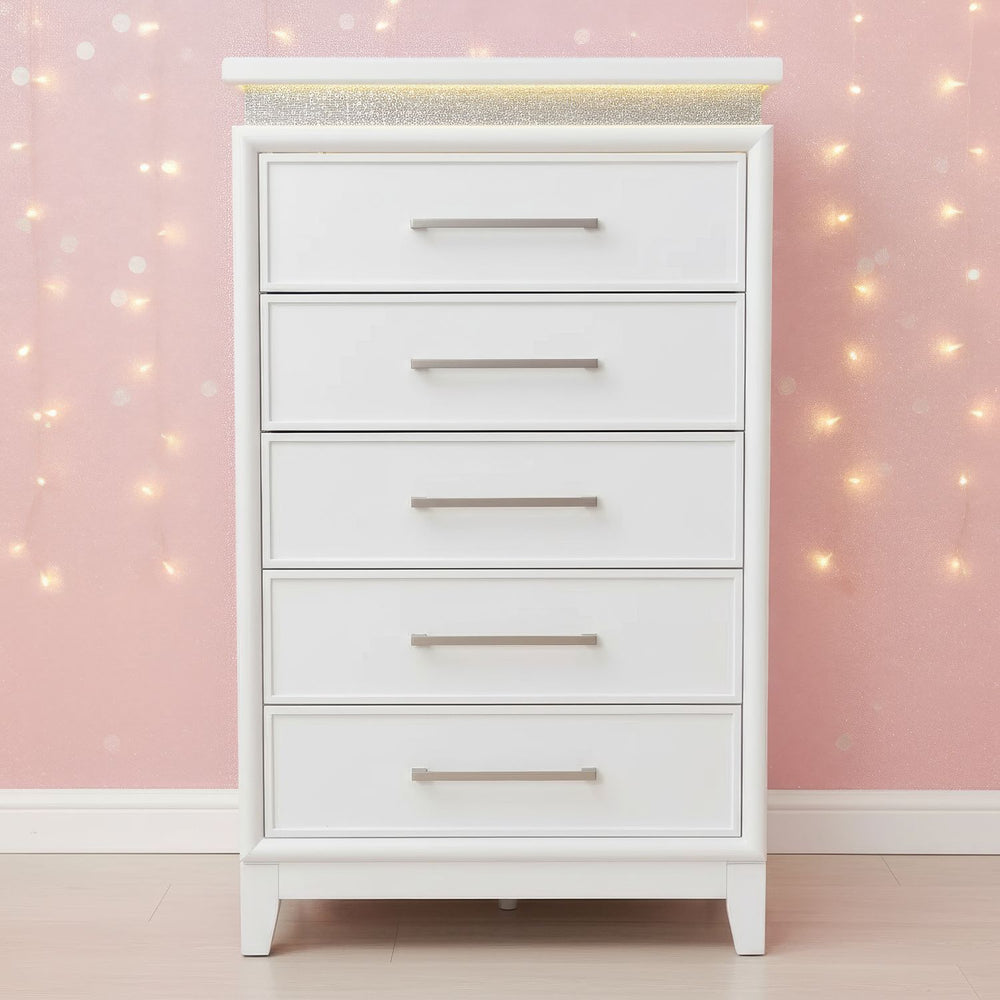 Reflections - 5 Drawer Chest With Lights