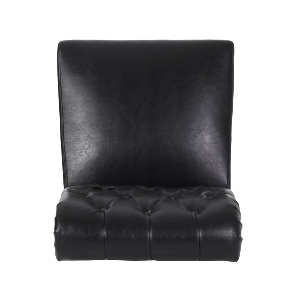 Broxton - Tuft Dining Rolltop Chairs With Button Tufted Backrest (Set of 2)