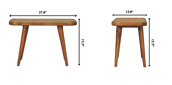 Larissa - Rattan Bench - Oak