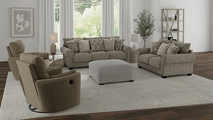 Barrett - Swivel Glider Chair - Stone