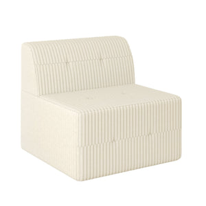 Modern Minimalist Sleeper Sofa, Compressed Sectional Single Seat