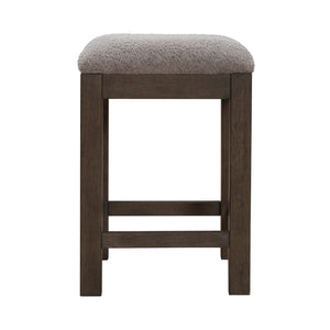 Cascade Falls - Upholstered Console Stool - Satin Espresso