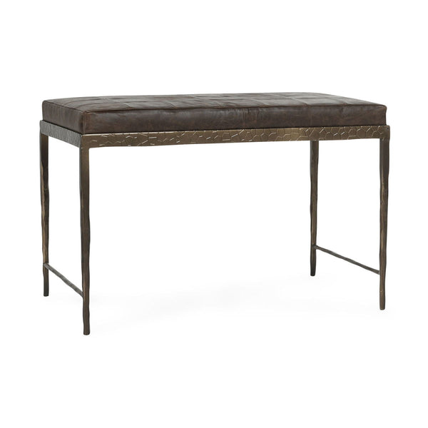 Malo - 28" Leather Bench