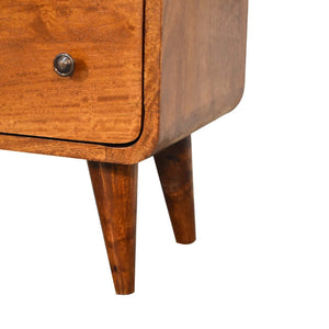 3 Drawer Mini Curved Chest