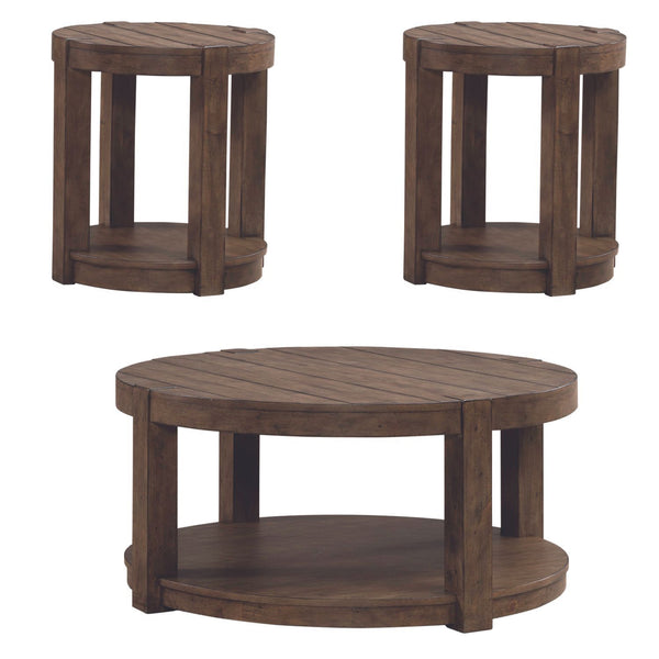 Broadmore - Optional 3 Piece Set - Cobblestone Brown