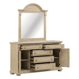 Summer House - Dresser & Mirror - Sand Dune