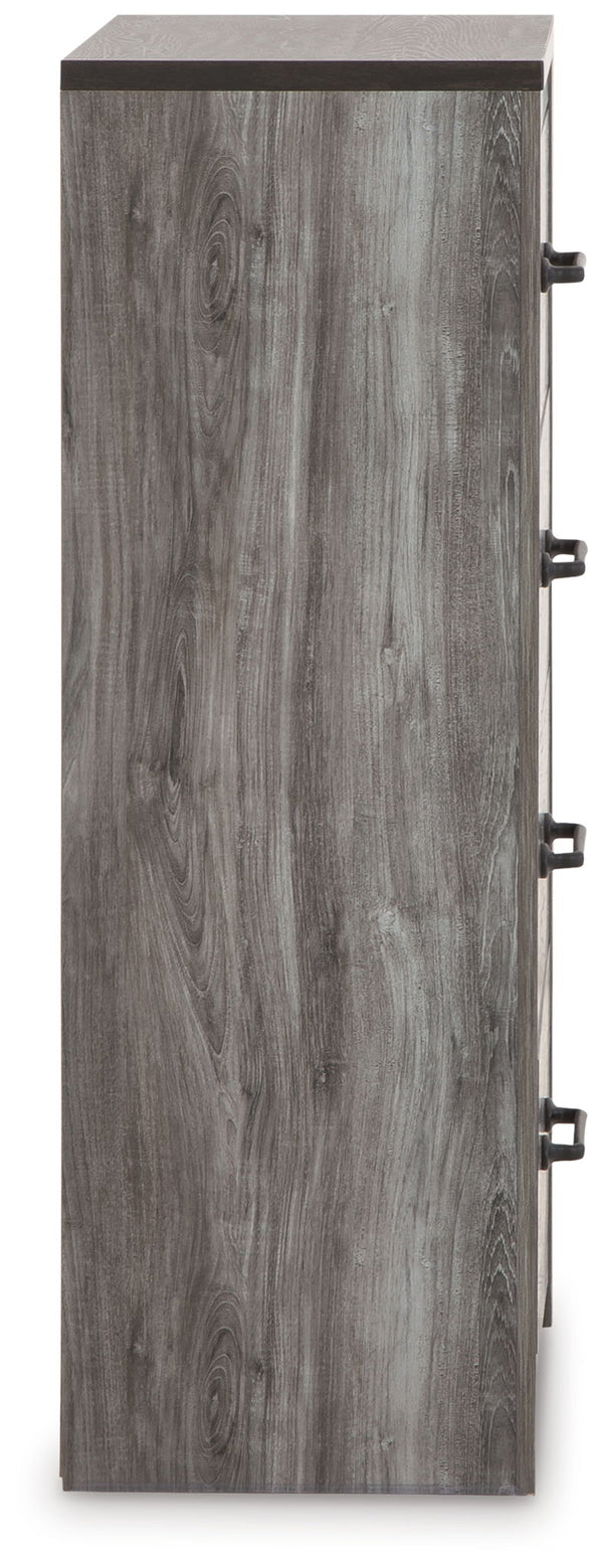 Bronyan - Four Drawer Chest - Dark Gray
