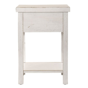 Modern Farmhouse - Drawer Chair Side Table
