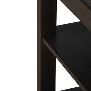 Wallace - Chair Side Table - Aged Oak