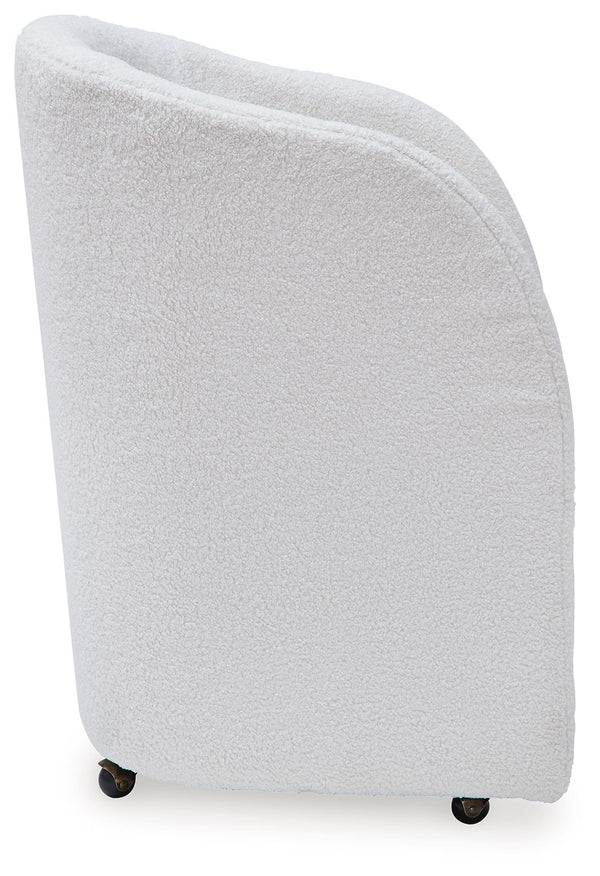 Rowanbeck - Dining Upholstered Arm Chair (Set of 2) - Ivory