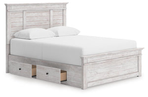 Makidern - Panel Storage Bed