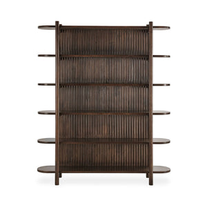 Redford - Tall Bookcase - Bark Brown