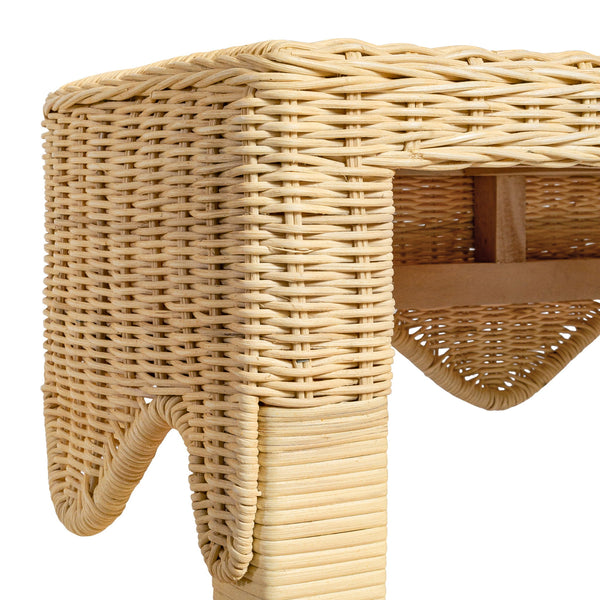 Sally - Rattan Console Table - Natural