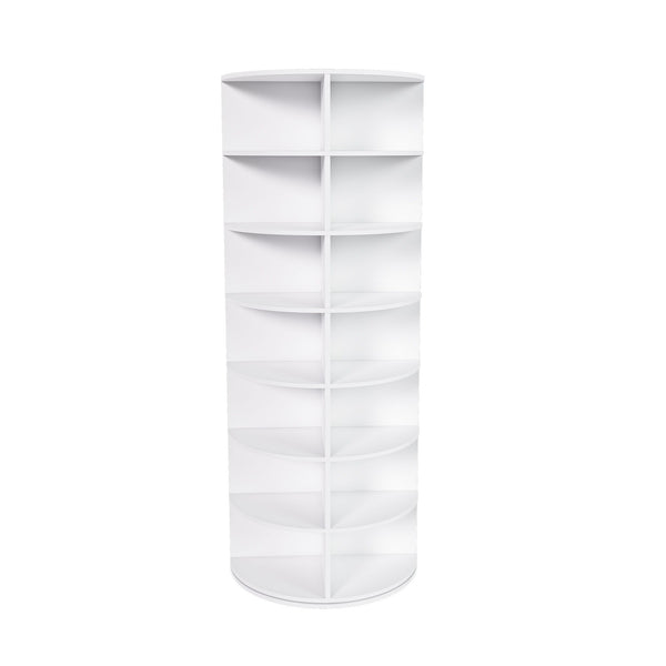 Rotating Shoe Rack Tower