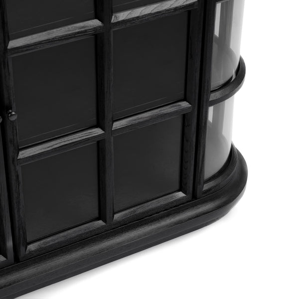 Carson - 4 Door Cabinet - Loft Black