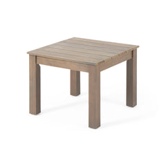 Halcyon - Outdoor Side Table With Slat Design